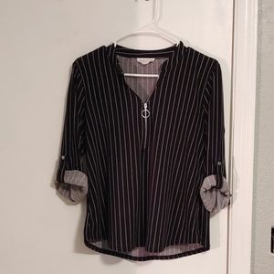 B&W striped blouse